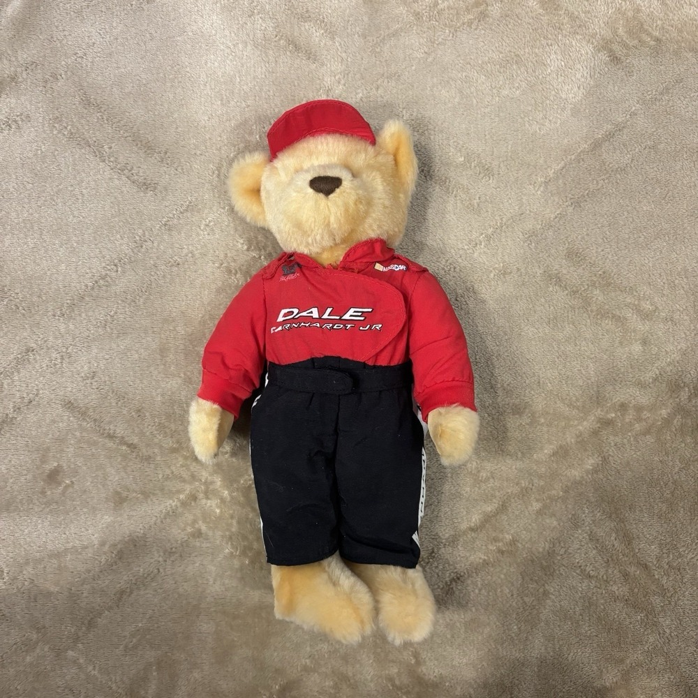 Dale Earnhardt Jr NASCAR Plush Teddy Bear Avon Action Performance Racing